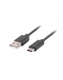 CABLE USB LANBERG TIPO-C 3.1 MACHO A TIPO-A 3.1 MACHO 1M NEG